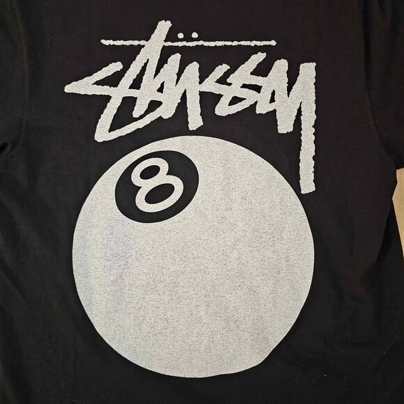 Stussy Black 8-Ball Shirt - Picture 1 of 7
